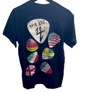 2011 The Big 4 concert tour t shirt Metallica Megadeth Anthrax Slayer